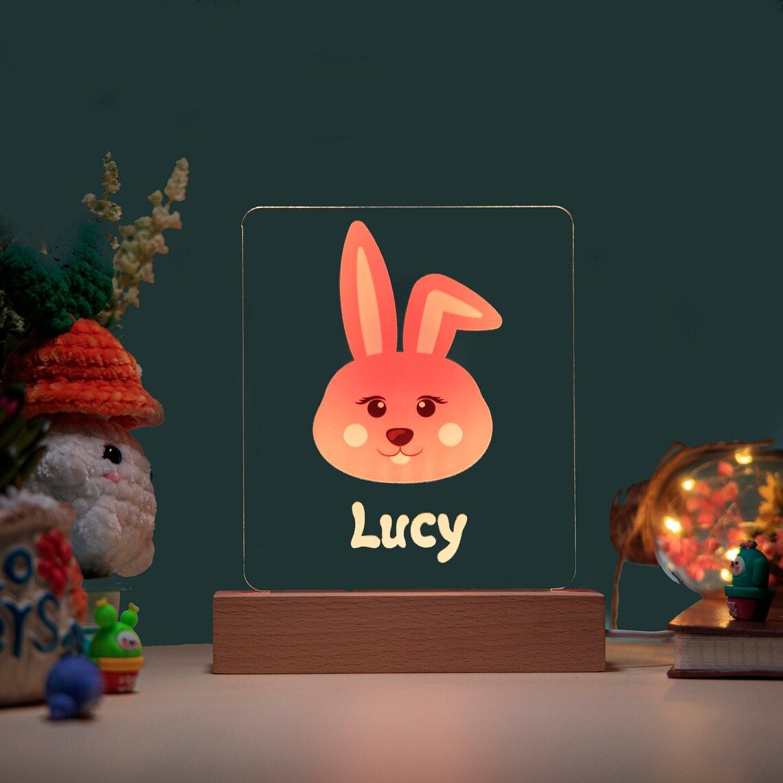 Acrylic night light - UV Color - Kids collection