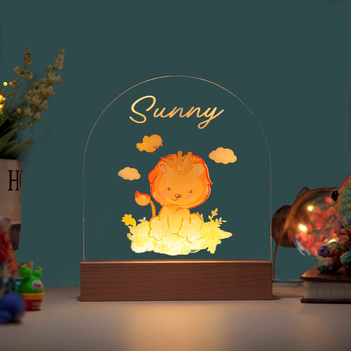Acrylic night light - UV Color - Kids collection