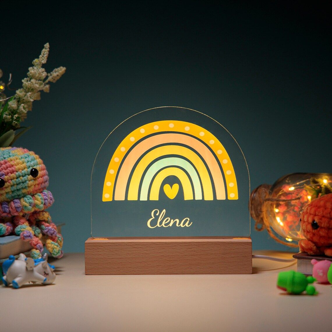 Acrylic night light - UV Color - Kids collection