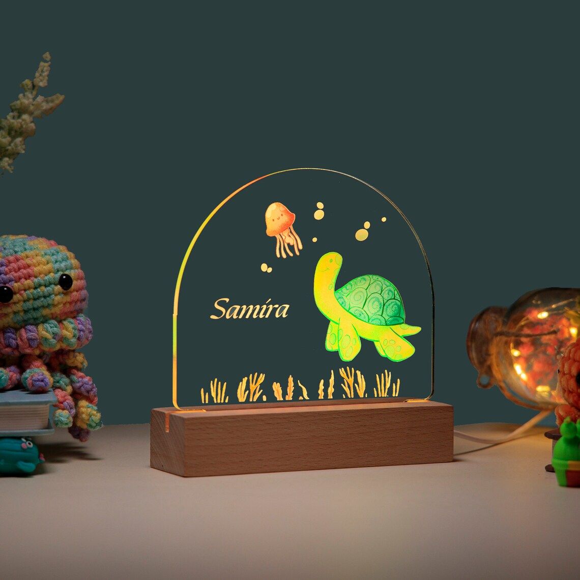Acrylic night light - UV Color - Kids collection