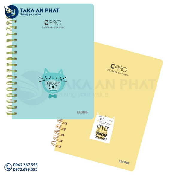 Sổ Caro lò xo kép