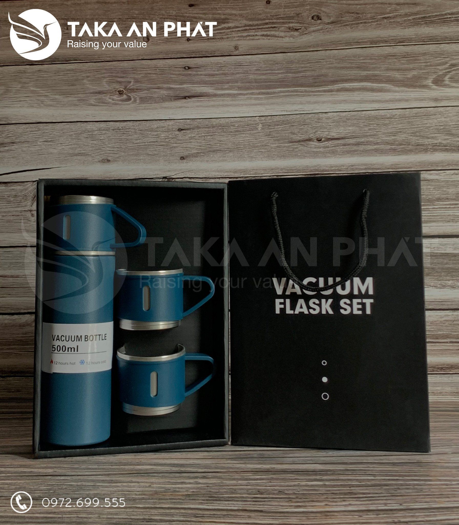 Set Phích Giữ Nhiệt Vacuum Flask Set 