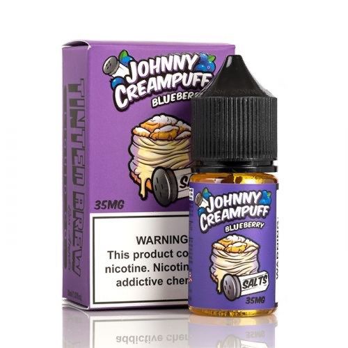 Johnny Creampuff Bánh Su Kem Việt Quất (Blueberry Cream Puff) 30ml Saltnic