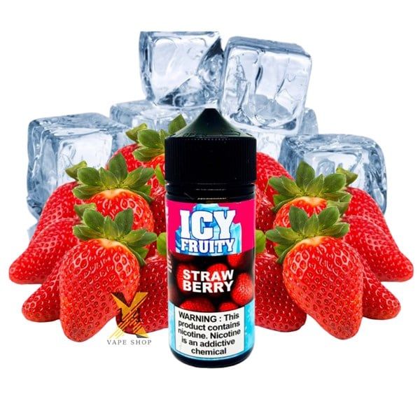 Icy Fruity Dâu Lạnh (Ice Strawberry) 100ml Freebase