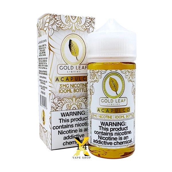 Gold Leaf Thuốc Lá Vani (Cigar Vanilla) 100ml Freebase