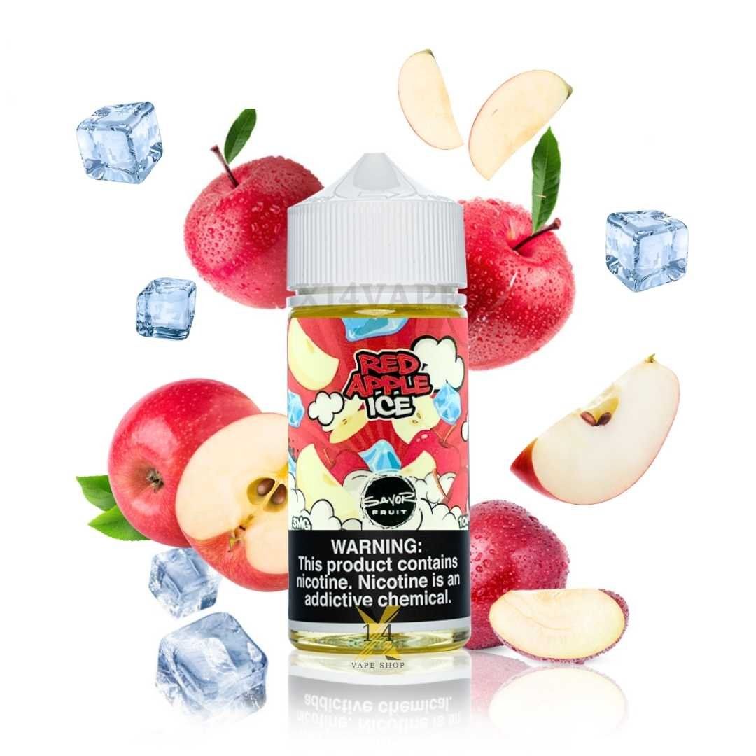 Savor Fruit Táo Đỏ Lạnh (Red Apple Ice) 100ml Freebase