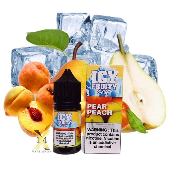 Icy Fruity Đào Lê Lạnh (Peach Pear) 30ml Saltnic