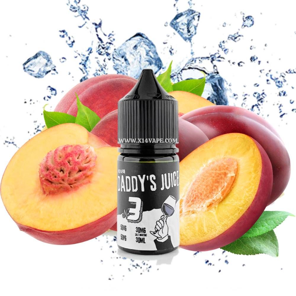 Daddy's Juice No3 Mận Đào (Plum Peach) 30ml Saltnic