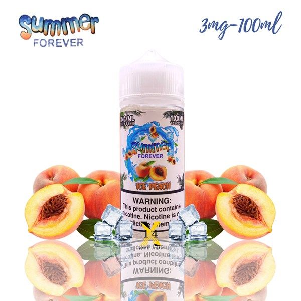 Summer Forever Đào Lạnh (Ice Peach) 100ml Freebase