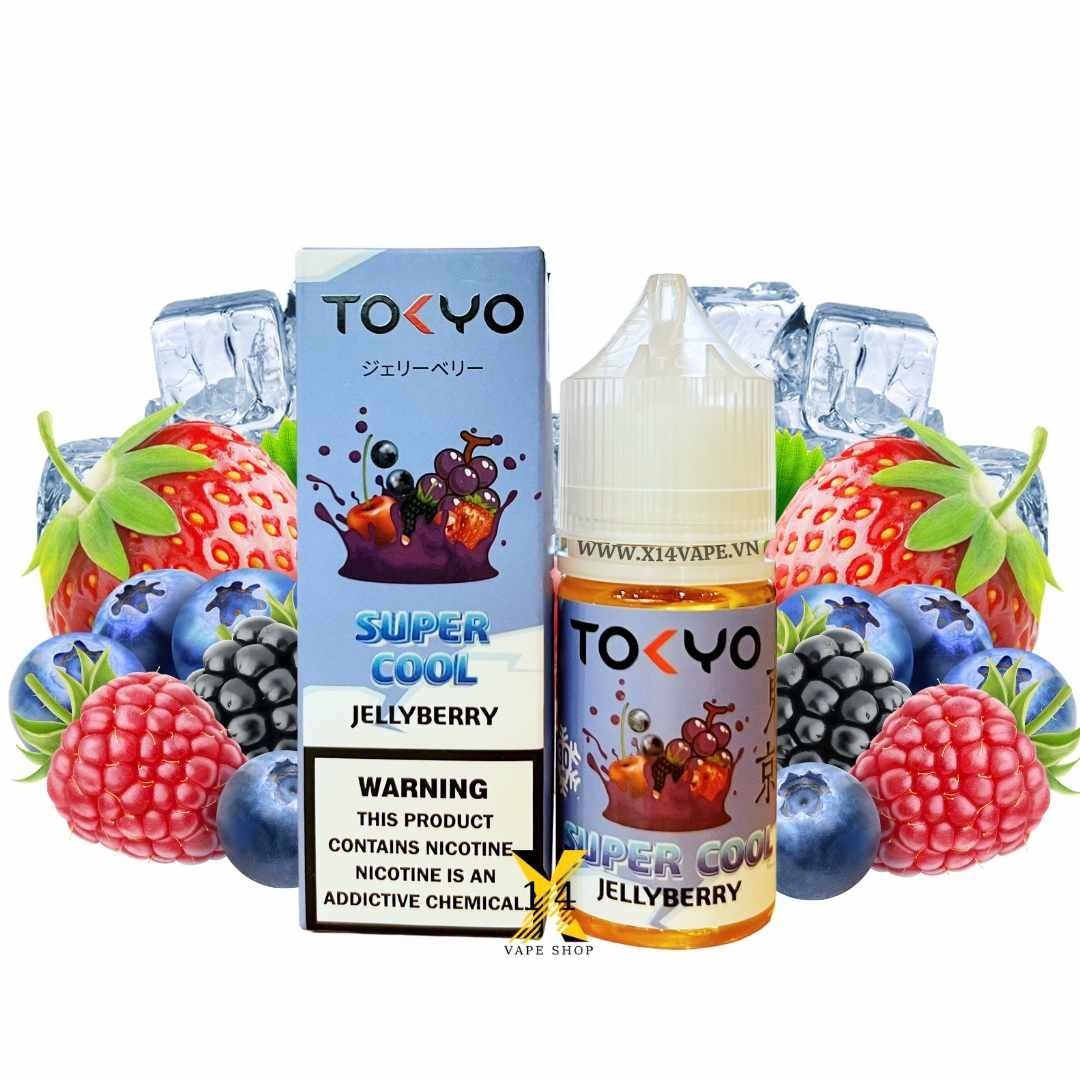 Tokyo Super Cool Việt Quất Dâu Siêu Lạnh (Jellyberry Ice) 30ml Saltnic