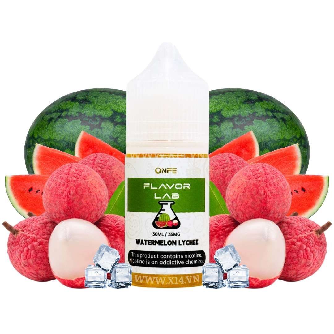 Flavor Lab Dưa Hấu Vải (Watermelon Lychee) 30ml Saltnic