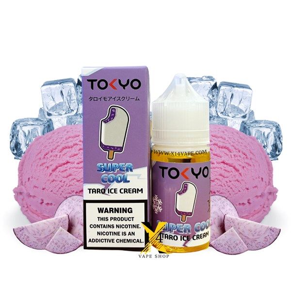 Tokyo Super Cool Kem Khoai Môn Siêu Lạnh (Taro Ice Cream) 30ml Saltnic