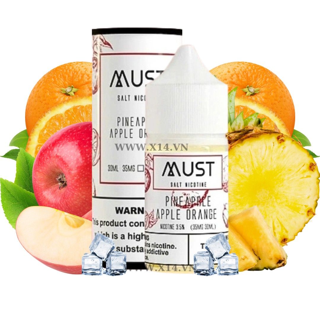 Must Dứa Táo Cam (Pineapple Apple Orange) 30ml Saltnic