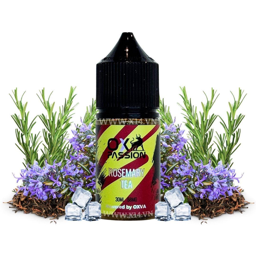 Oxpassion Trà Hương Thảo (Rosemary Tea) 30ml Saltnic