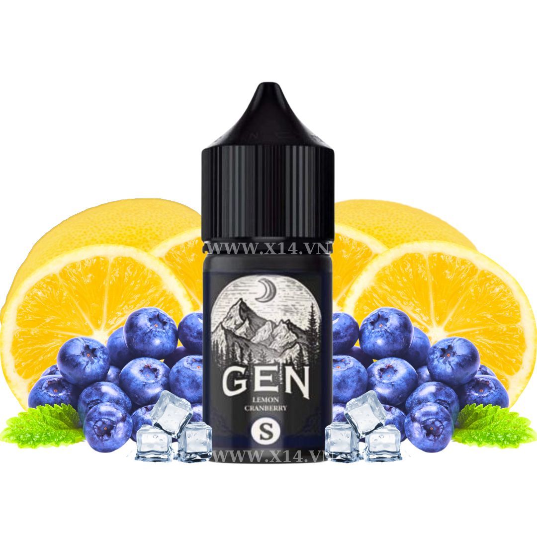 Gen S Chanh Việt Quất (Lemon Cranberry) 30ml Saltnic