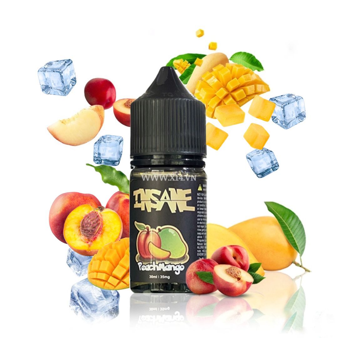 INSANE Đào Xoài Lạnh (Peach Mango) 30ml Saltnic