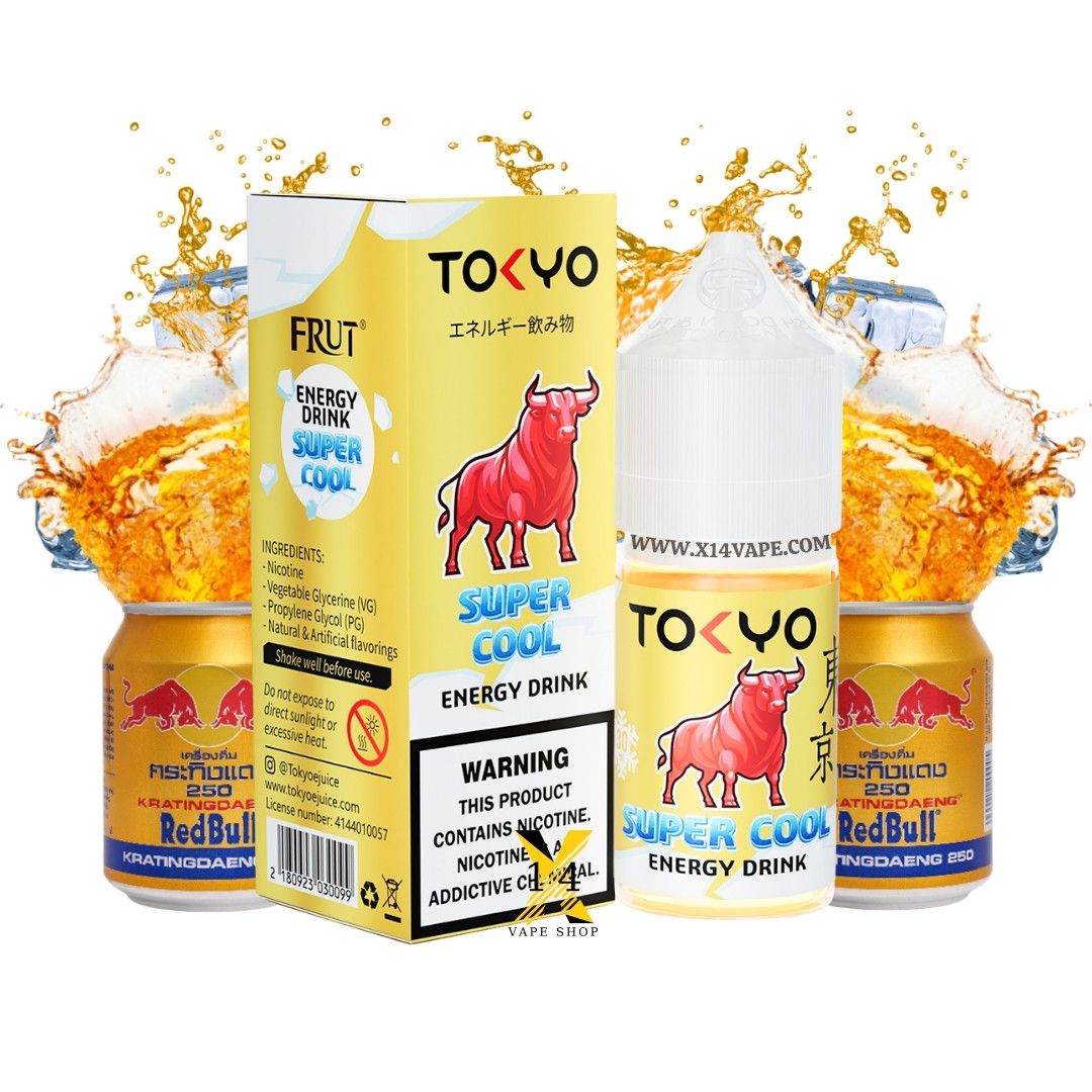 Tokyo Super Cool Nước Tăng Lực Siêu Lạnh (Energy Drink Ice) 30ml Saltnic