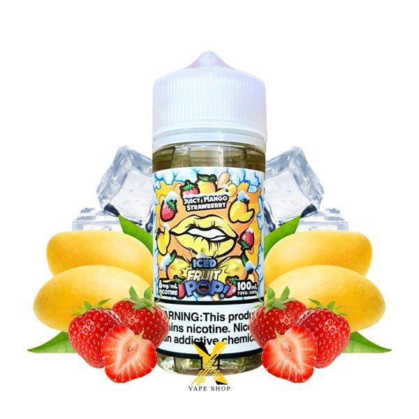 Iced Pop Xoài Dâu Lạnh (Mango Strawberry) 100ml Freebase