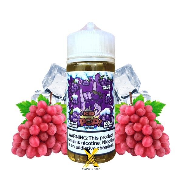Iced Pop Nho Lạnh (Grape) 100ml Freebase