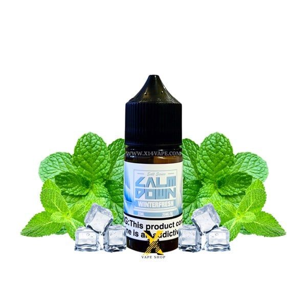 Calm Down Winterfresh Bạc Hà Lạnh (Cool Mint) 30ml Saltnic