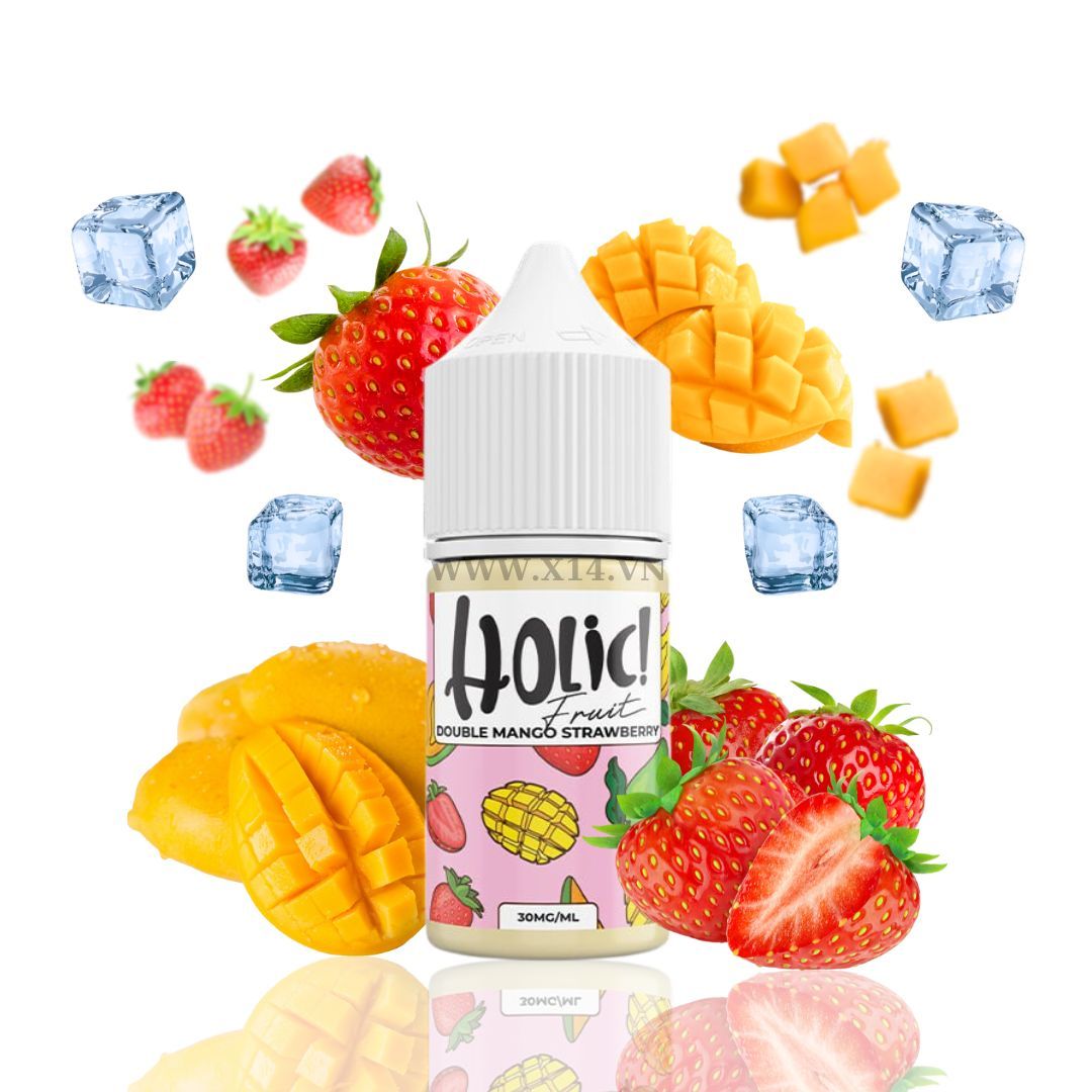 Holic Fruit Xoài Dâu (Double Mango Strawberry) 30ml Saltnic