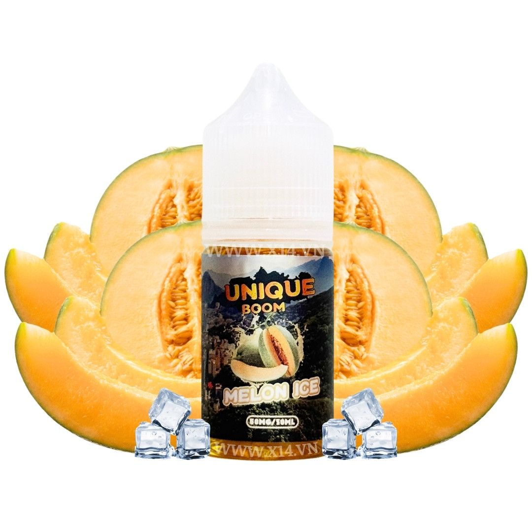 Unique Dưa Lưới Lạnh (Melon Ice) 30ml Saltnic