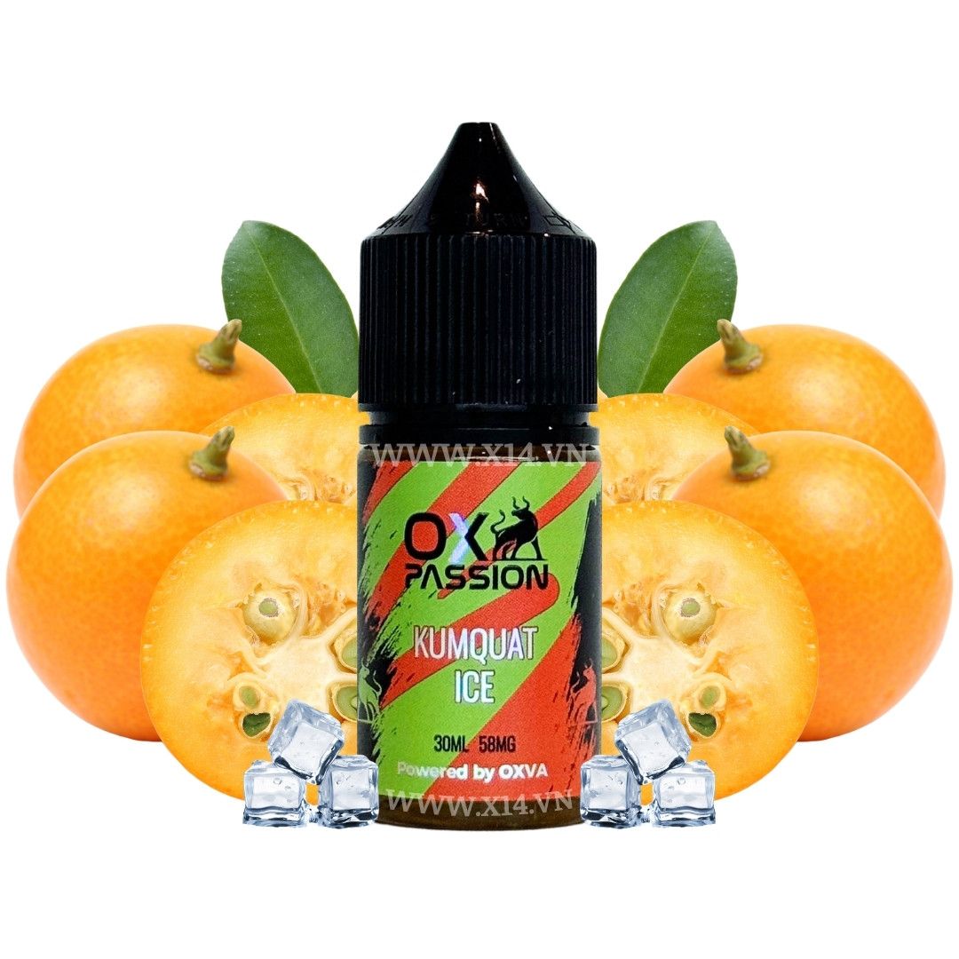 Oxpassion Trà Tắc (Kumquat Tea) 30ml Saltnic