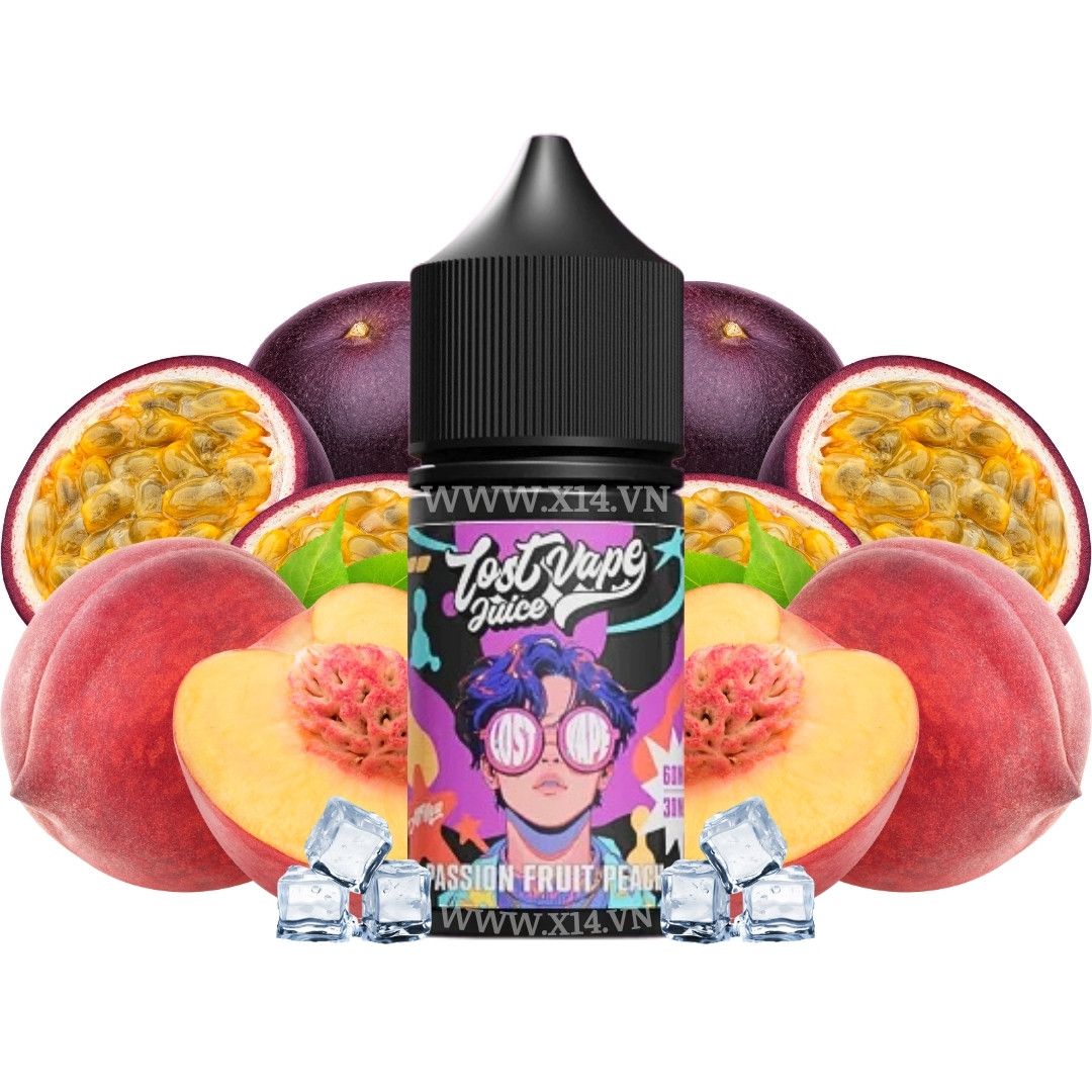 Lostvape Đào Chanh Dây (Passion Fruit Peach) 30ml Saltnic