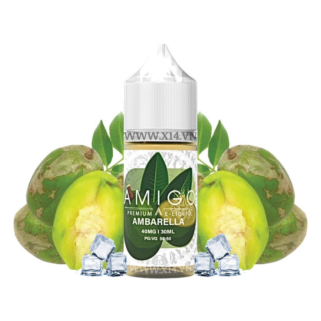 Amigo Cóc Lạnh (Ambarella) 30ml Saltnic