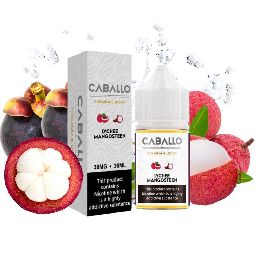 Caballo Vải Măng Cụt (Lychee Mangosteen) 30ml Saltnic