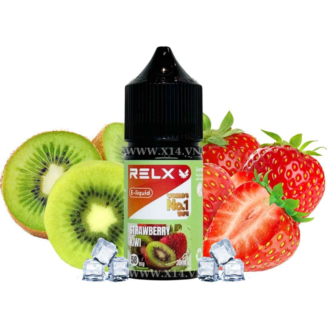 Relx Dâu Kiwi (Strawberry Kiwi) 30ml Saltnic
