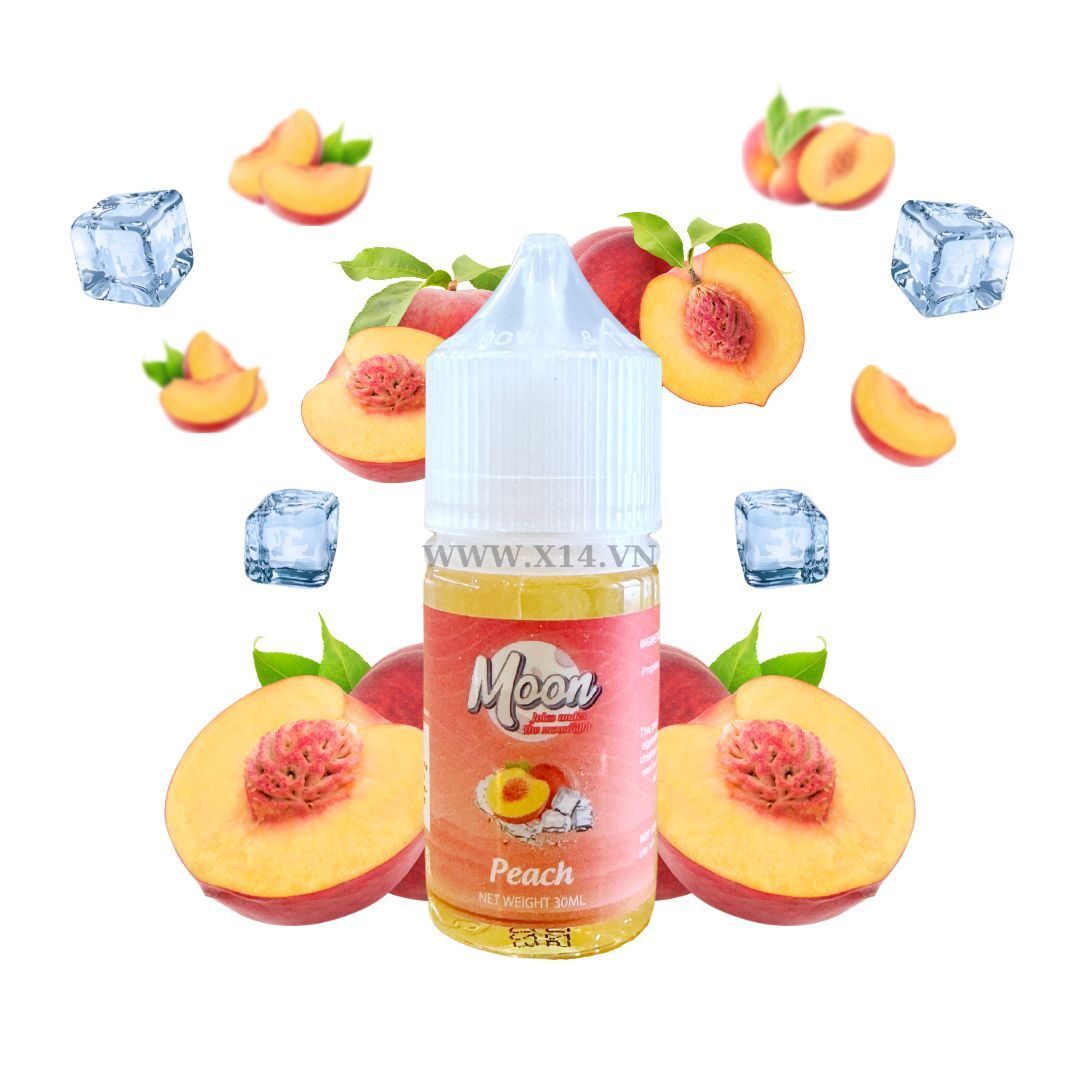 Moon Đào Lạnh (Peach Ice) 30ml Saltnic