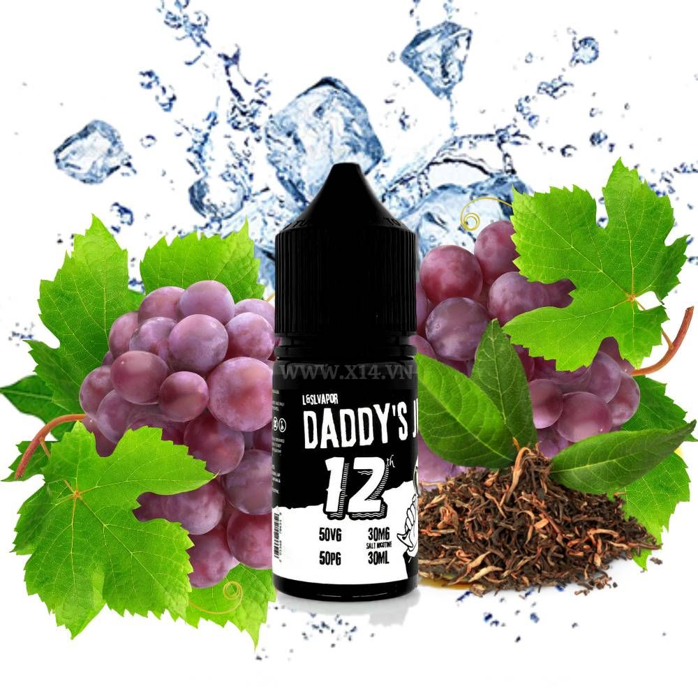 Daddy's Juice No12 Nho Ôlong (Grape Oolong) 30ml Saltnic