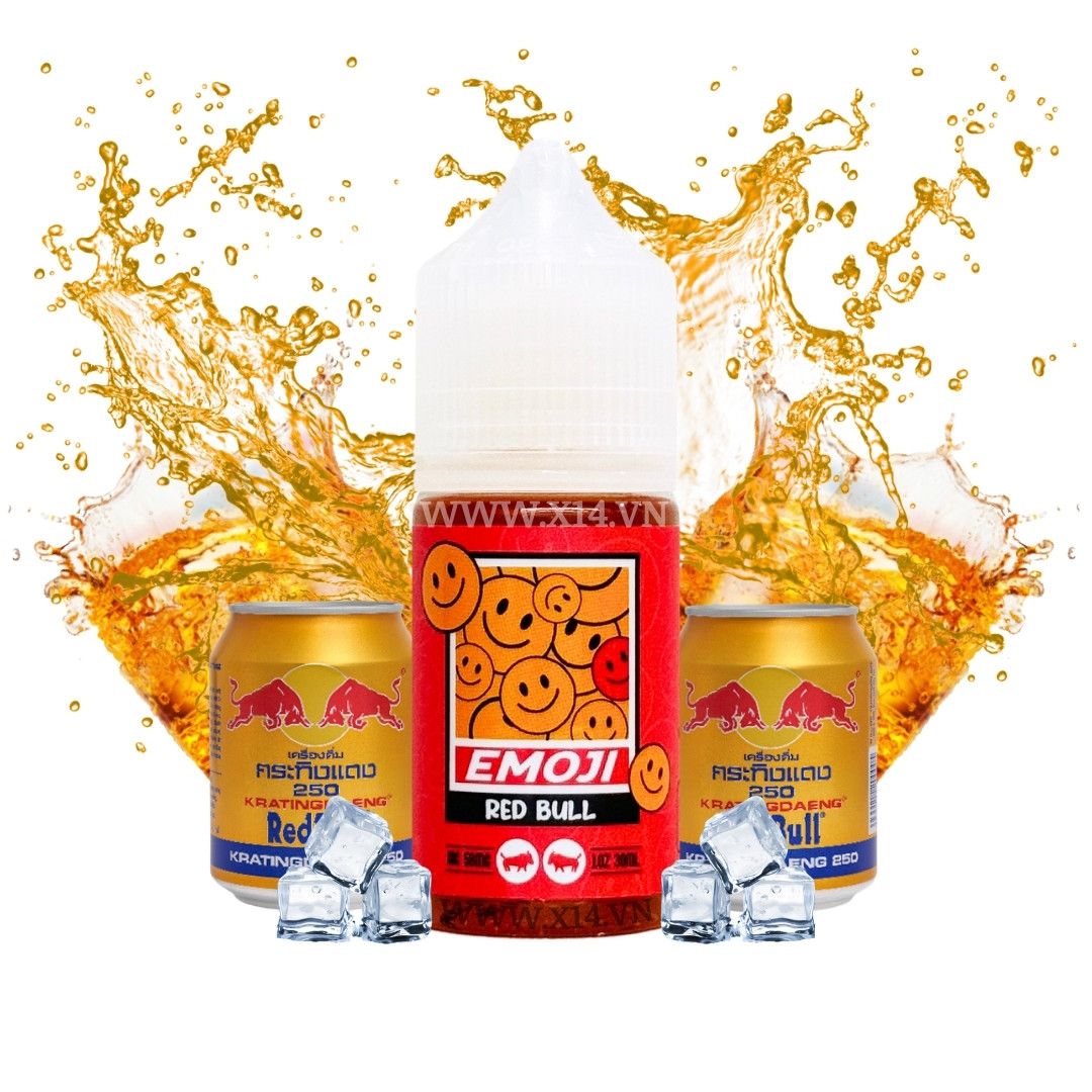 Emoji Nước Tăng Lực (Red Bull) 30ml Saltnic