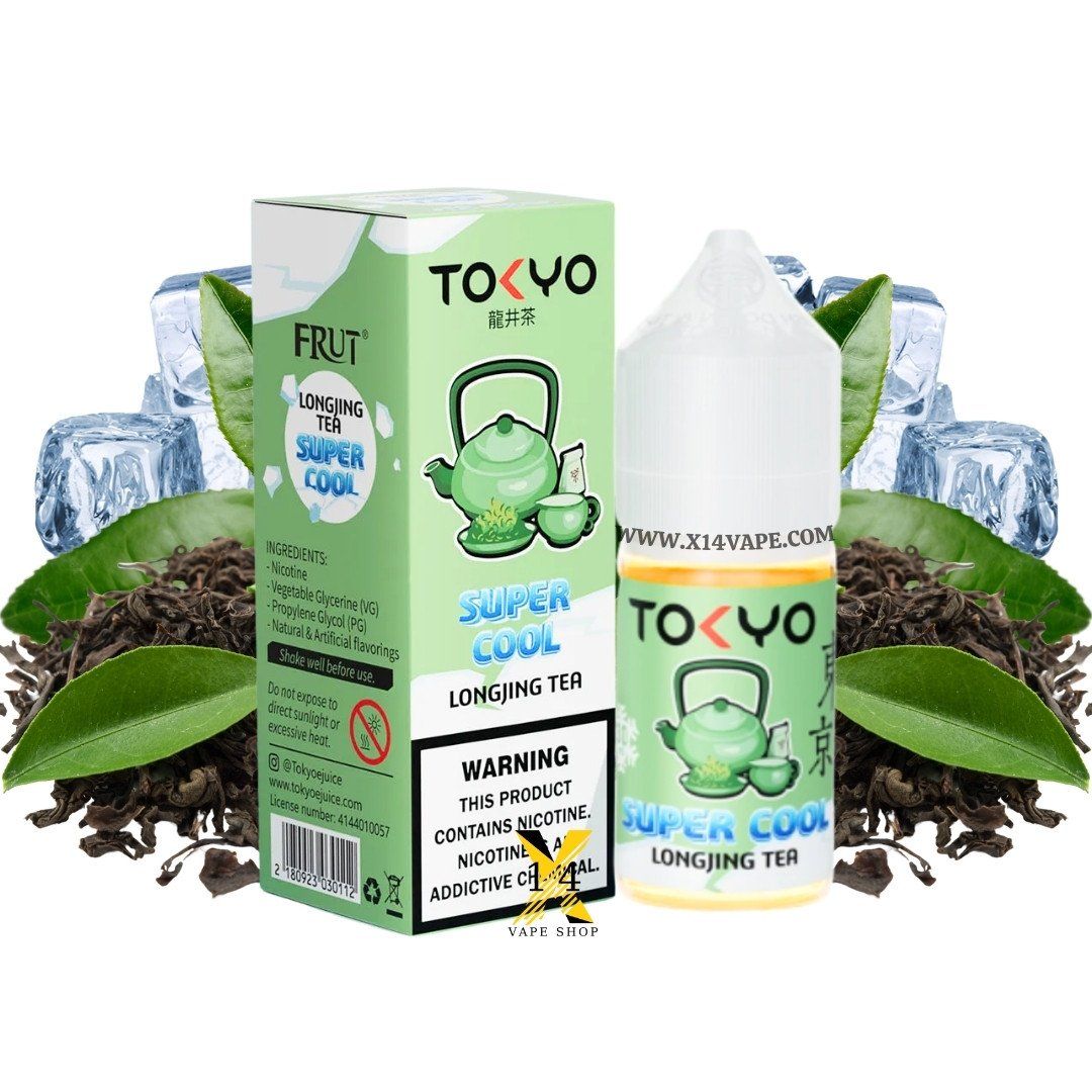 Tokyo Super Cool Trà Long Tĩnh Siêu Lạnh (Longjing Tea Ice) 30ml Saltnic