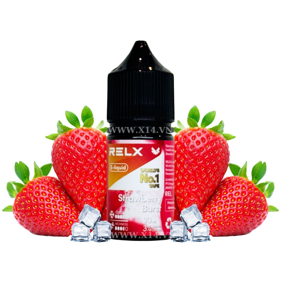 Relx Dâu Lạnh (Strawberry Burst) 30ml Saltnic