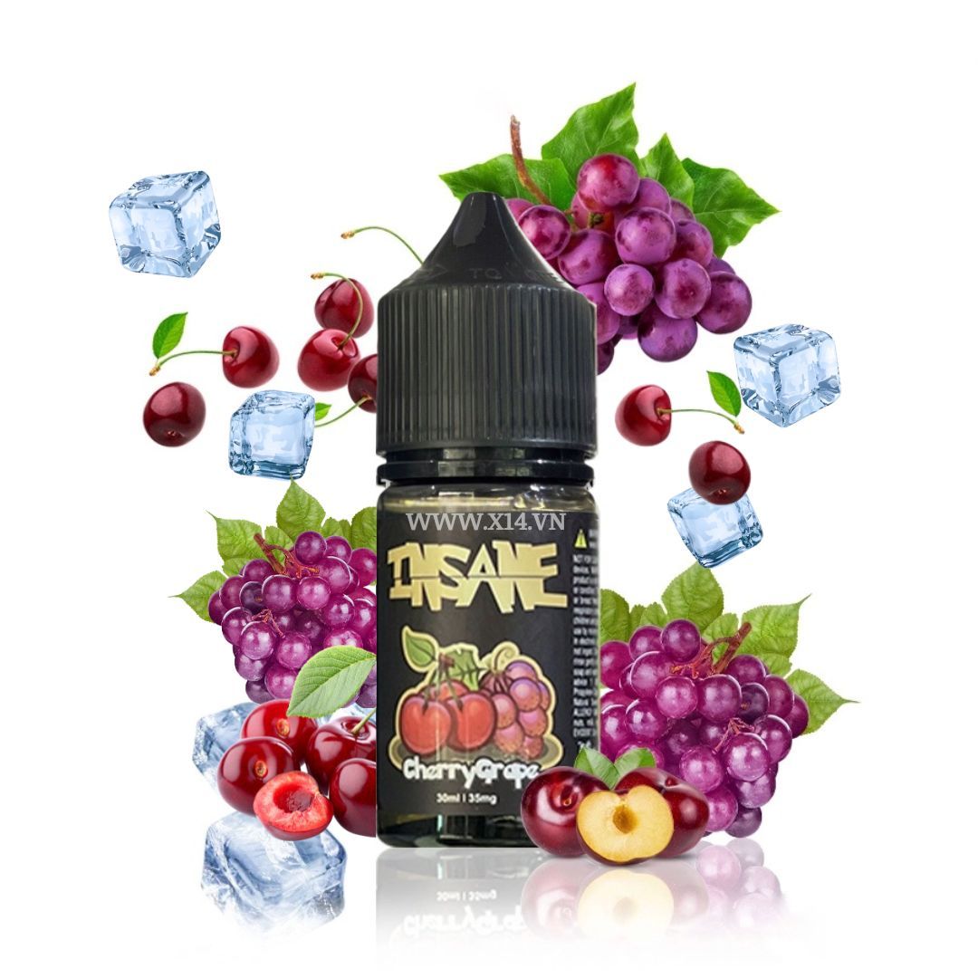 INSANE Cherry Nho Lạnh (Cherry Grape) 30ml Saltnic