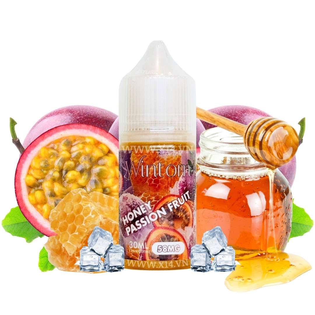 Wintom Chanh Dây Mật Ong (Honey Passionfruit) 30ml Saltnic