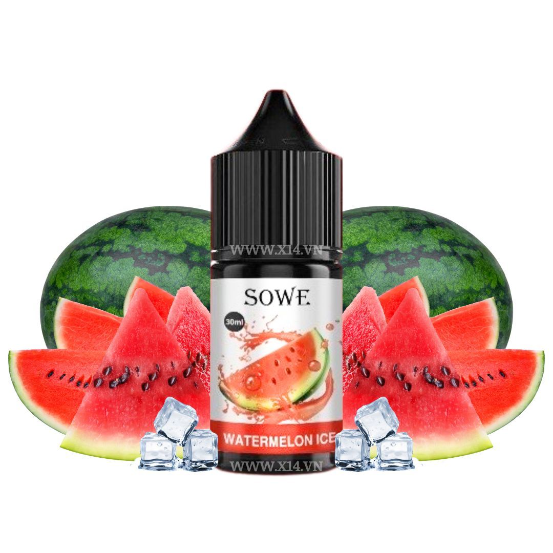 Sowe Dưa Hấu Lạnh (Watermelon Ice) 30ml Saltnic