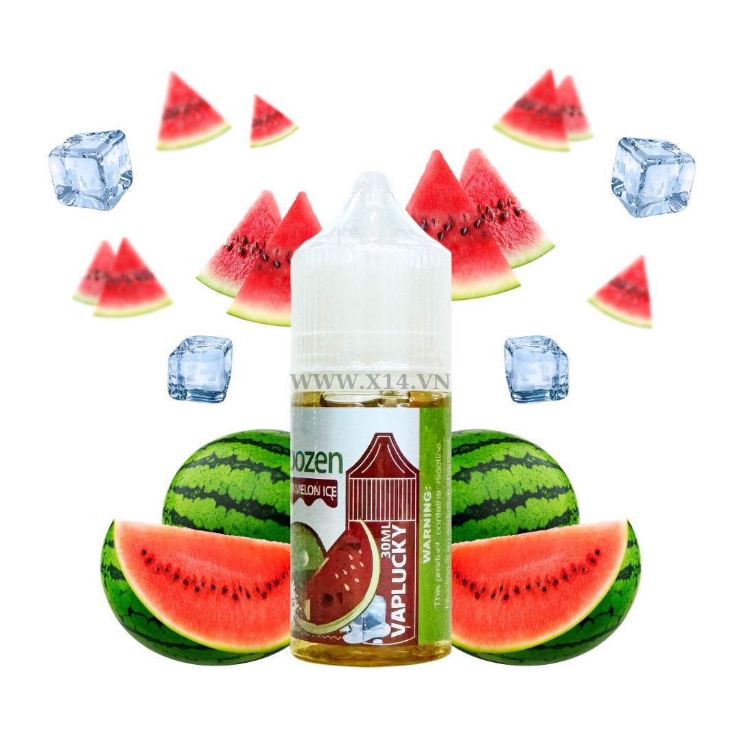 Vaplucky Goozen Dưa Hấu Lạnh (Watermelon Ice) 30ml Saltnic