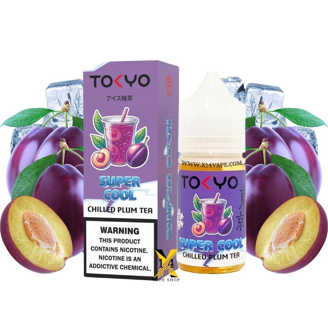 Tokyo Super Cool Trà Mận Siêu Lạnh (Plum Tea Ice) 30ml Saltnic