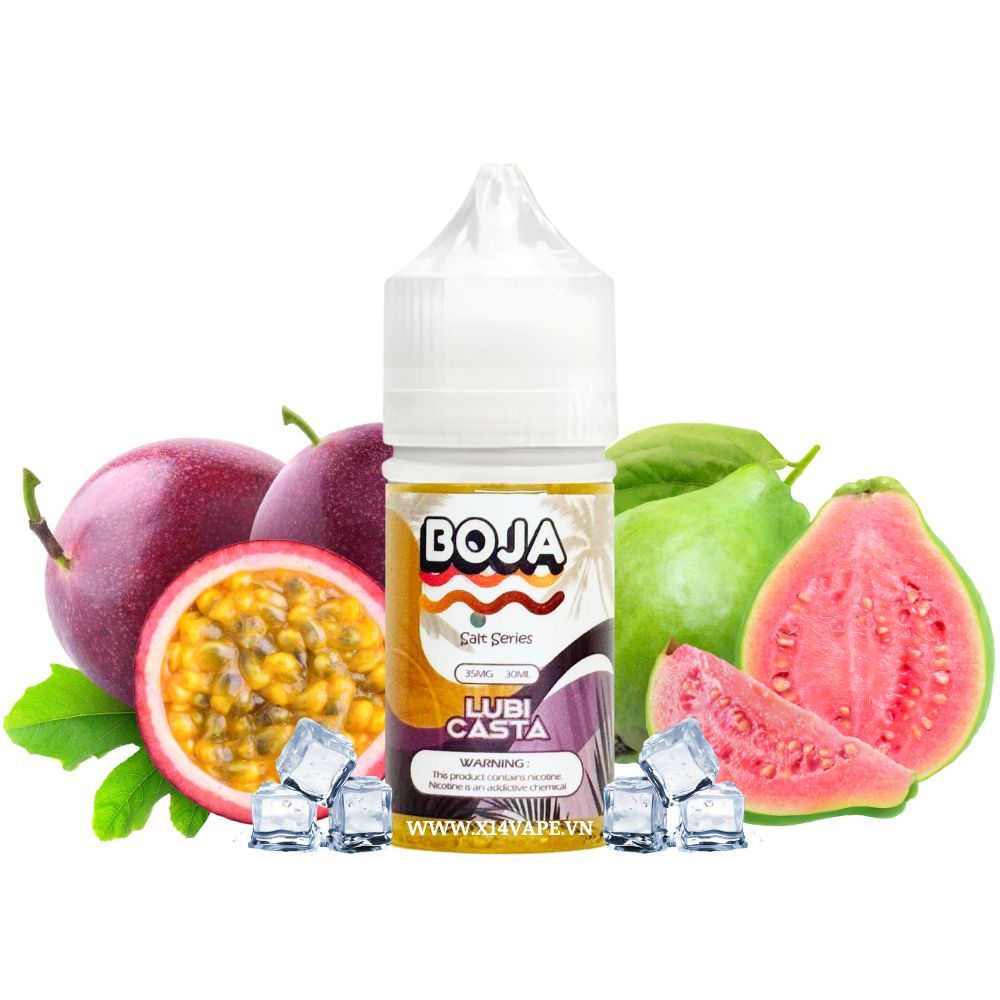 Boja Lubicasta Chanh Dây Ổi (Passionfruit Guava) 30ml Saltnic