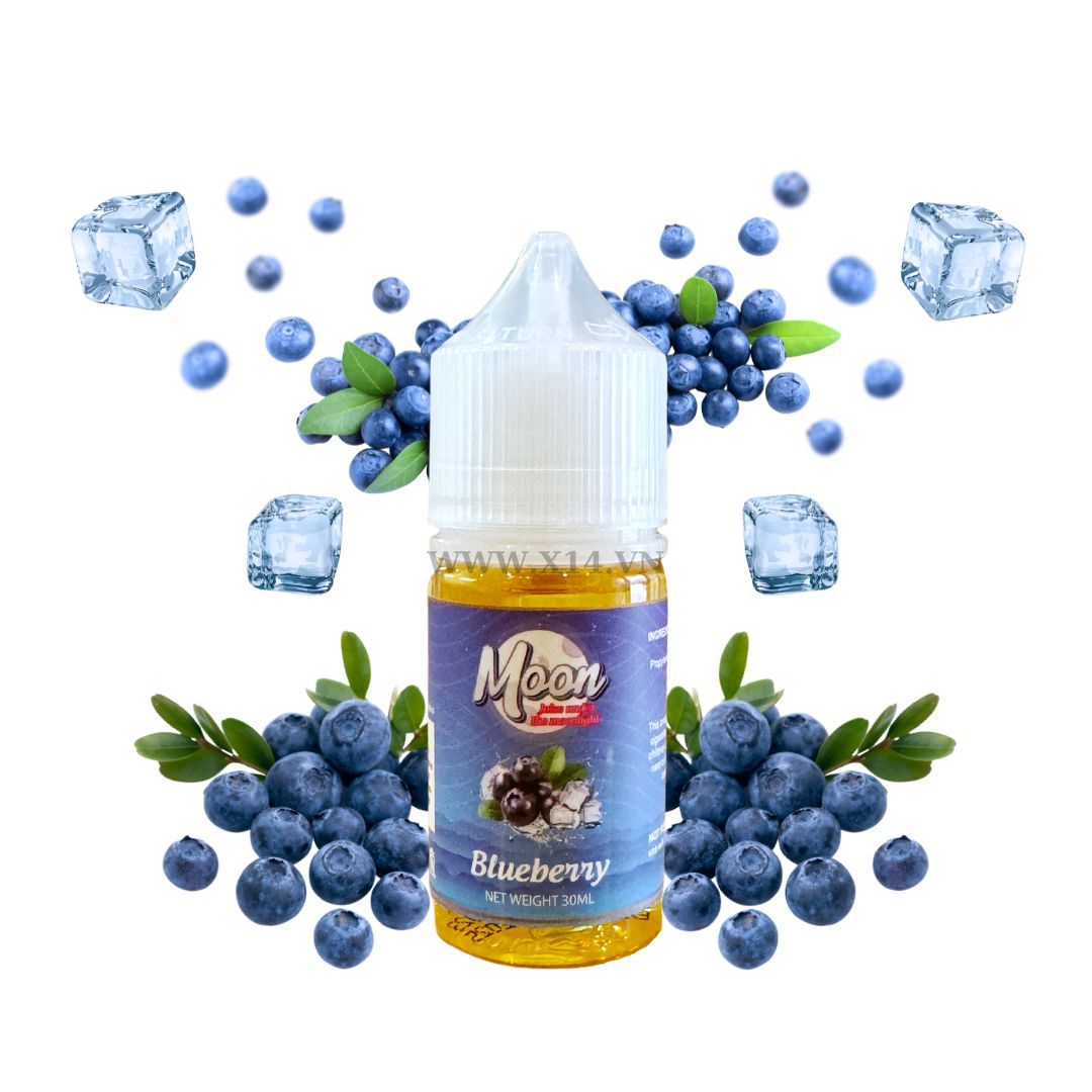 Moon Việt Quất Lạnh (Blueberry Ice) 30ml Saltnic