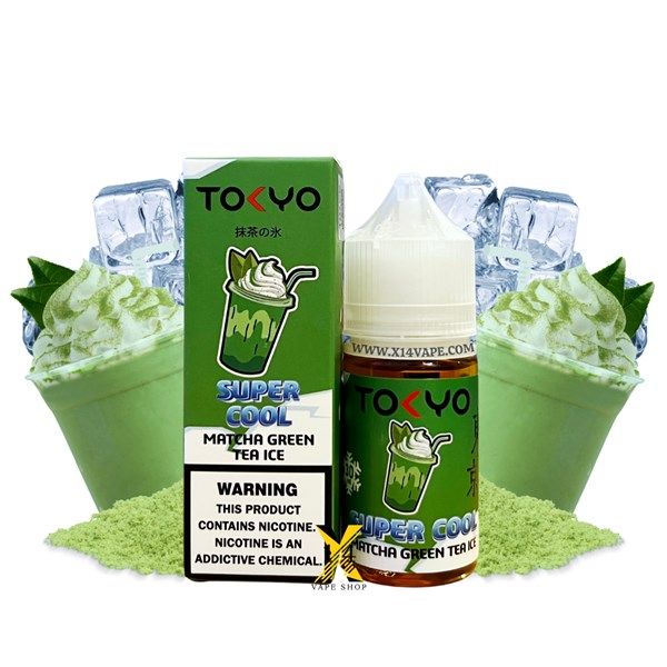 Tokyo Super Cool Trà Xanh Matcha Siêu Lạnh (Matcha Green Tea Ice) 30ml Saltnic