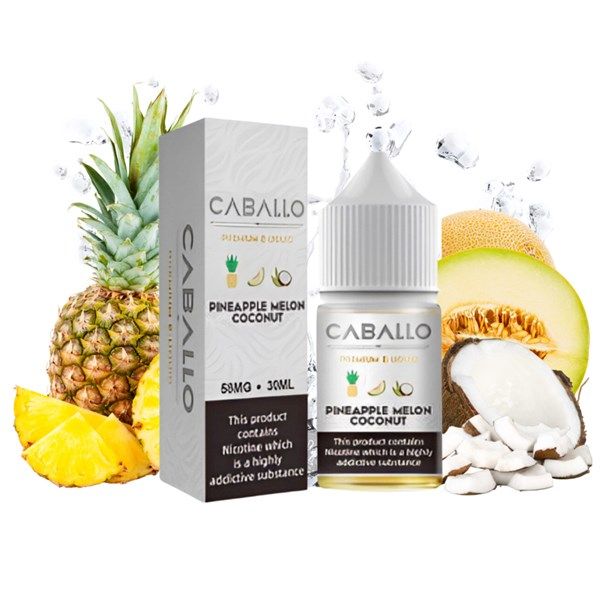Caballo Dứa Dưa Lưới Dừa (Pineapple Melon Coconut) 30ml Saltnic