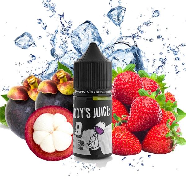 Daddy's Juice No8 Dâu Măng Cụt (Strawberry Mangosteen) 30ml Saltnic