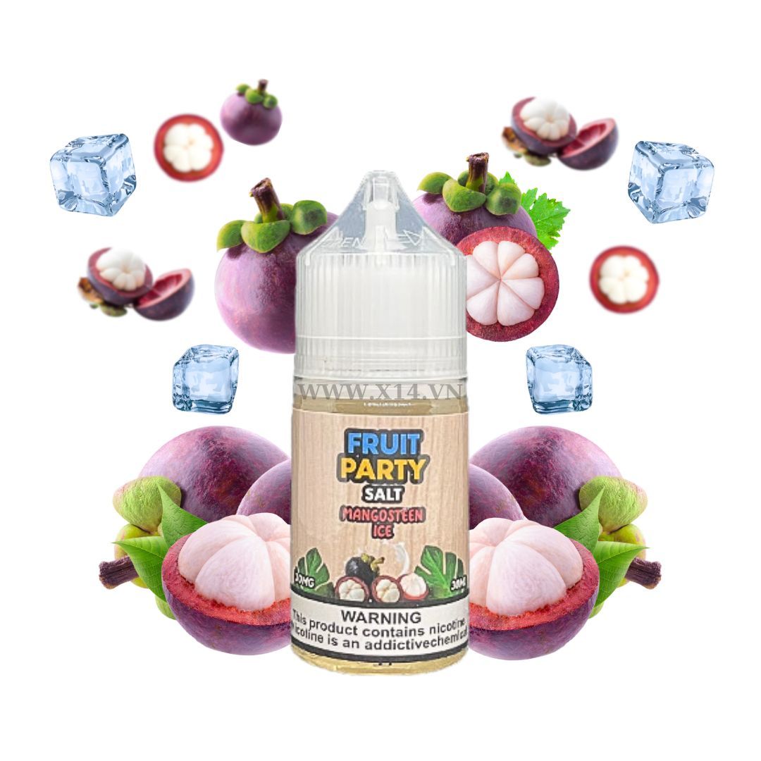 Fruit Party Măng Cụt Lạnh (Mangosteen Ice) 30ml Saltnic