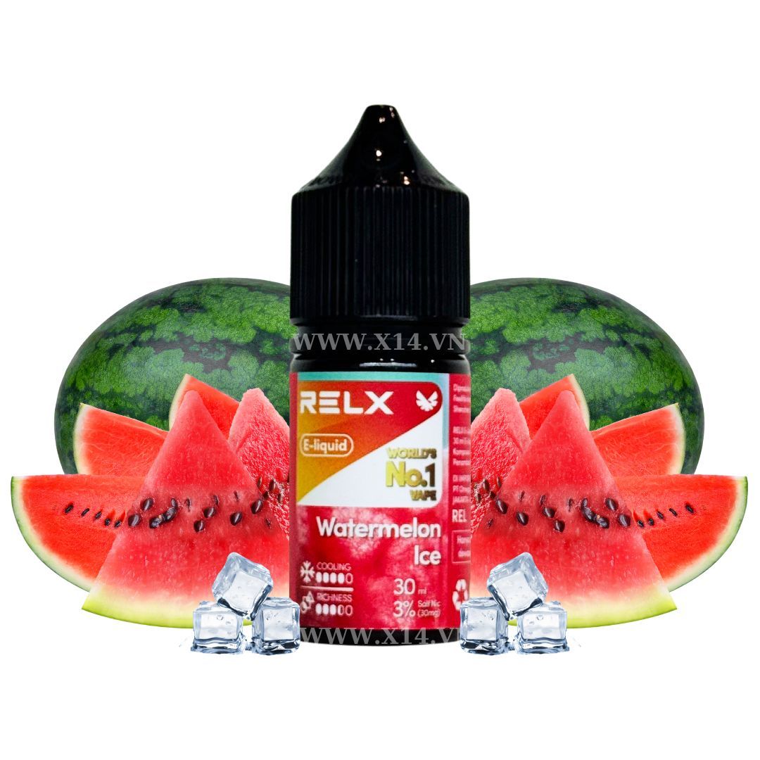 Relx Dưa Hấu Lạnh (Watermelon Ice) 30ml Saltnic