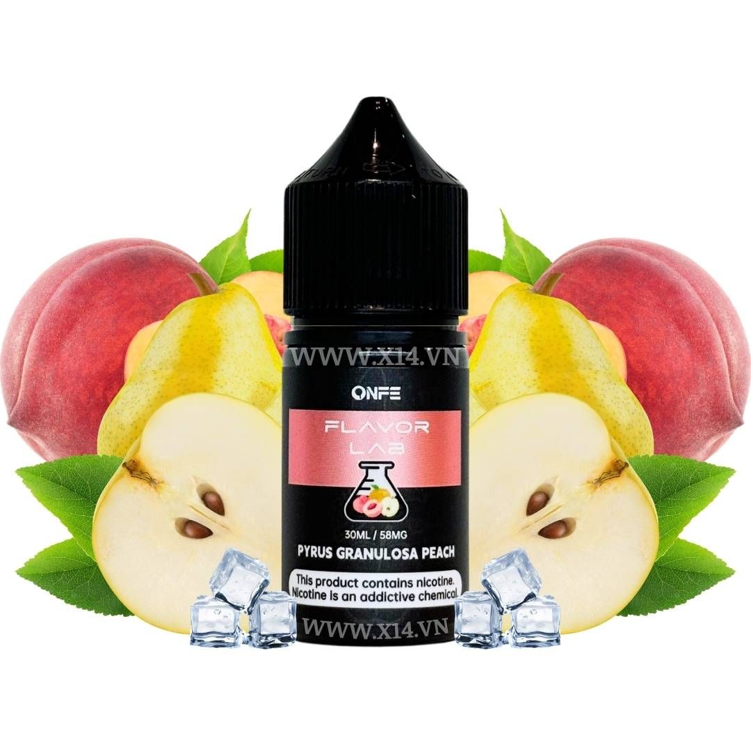 Flavor Lab Đào Lê (Pyrus Granulosa Peach) 30ml Saltnic