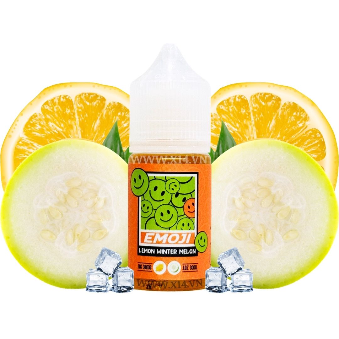 Emoji Chanh Bí Đao (Lemon Winter Melon) 30ml Saltnic